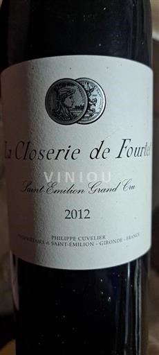 Bordeaux Saint-Émilion Grand Cru Clos Fourtet 2012