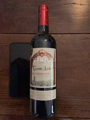 Bordeaux Saint-Émilion Grand Cru Grand Cru Grande Arche 2010