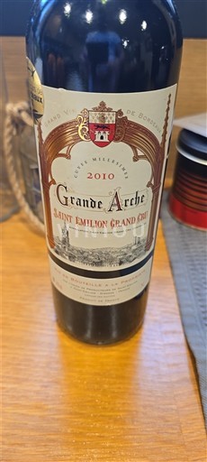 Bordeaux Saint-Émilion Grand Cru Grand Cru Grande Arche 2010