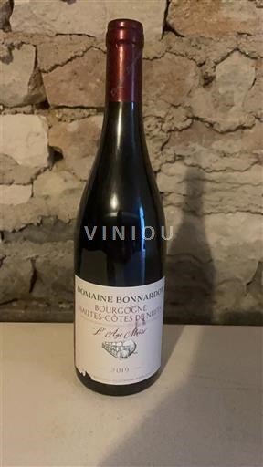 Bourgogne Hautes Côtes de Nuits Domaine Bonnardot L'Age Mure 2019
