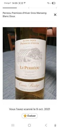 Sudoeste Côtes de Gascogne Le Perréou Prestige 2018