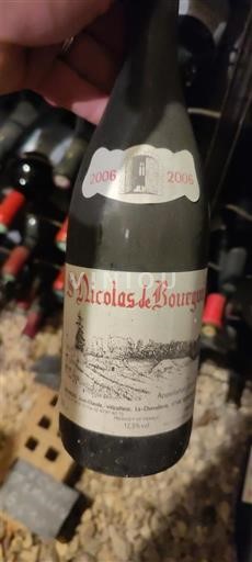 Loire-dalen Saint-Nicolas-De-Bourgueil Vignoble de la Chevallerie 2006