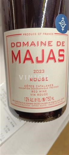 Languedoc y Rosellón Costas Catalanas Domaine Majas 2023