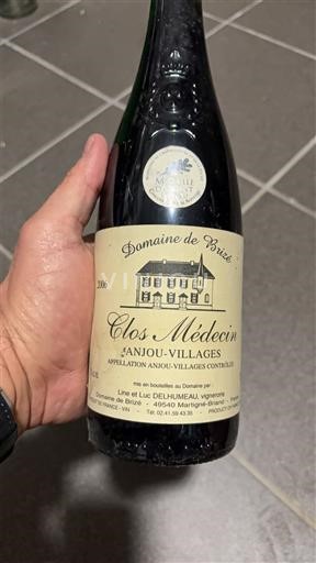 Thung lũng sông Loire Anjou Villages Domaine Brizé Clos Médecin 2006