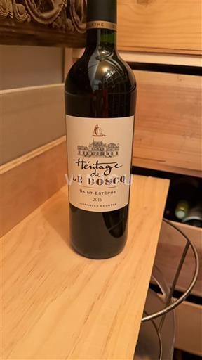 Bordeaux Saint-Estèphe Château Le Boscq Héritage de Le Boscq 2016