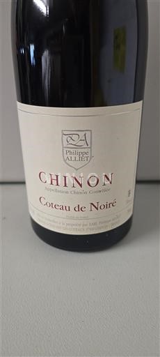 Thung lũng sông Loire Chinon Philippe Alliet Coteau de Noiré Không niên vụ