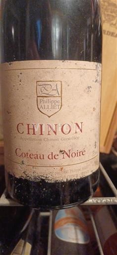 Údolí Loiry Chinon Philippe Alliet Coteau de Noiré Neročník