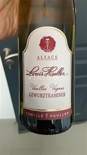 Alsace Gewurztraminer Sélection de Grains Nobles Louis Hauller Vieilles Vignes 2022