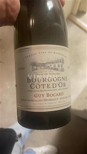 Bourgogne Bourgogne Côte d'Or Guy Bocard 2020