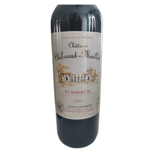 Bordeaux Pomerol Château Thibeaud-Maillet 2021