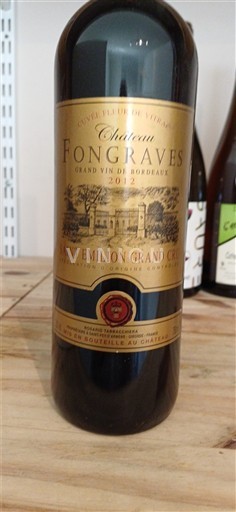 Burdeos Saint-Émilion Gran Cru Château Fongraves Fleuron de Vitraux 2012