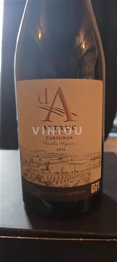 Languedoc và Roussillon Vùng đất Oc Astruc dA Vieilles Vignes 2021