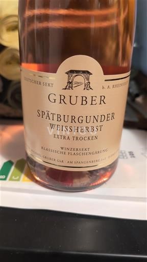 Rheinhessen Không được chỉ định Gruber Spätburgunder Weissherbst Extra Trocken 2024