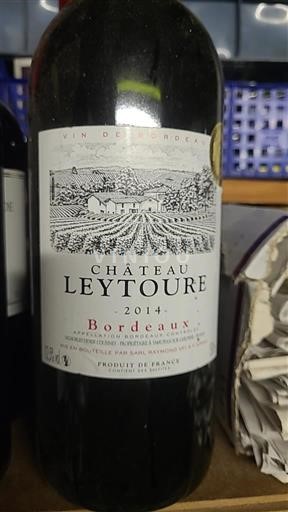 Bordeaux Château Leytoure 2014