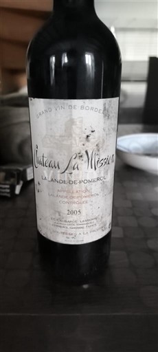 Burdeos Lalande-de-Pomerol Château La Mission 2005