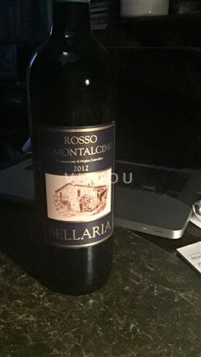 Toscana Rosso di Montalcino Dellaria 2012