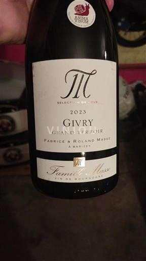 Bourgogne Givry Fabrice & Roland Masse Grand Terroir 2023