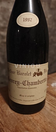 Bourgondië Gevrey-Chambertin Arthur Barolet et Fils 1997