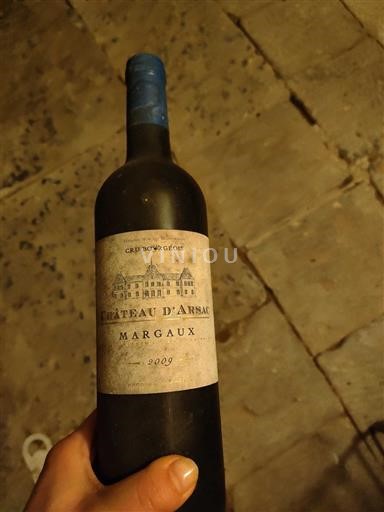 Bordeaux Margaux Château ARSAC 2009