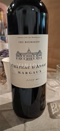 Bordoja Margaux Château ARSAC 2009
