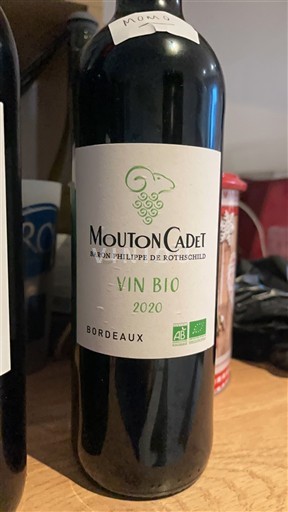 Bordeaux Mouton Cadet Vin Bio 2020
