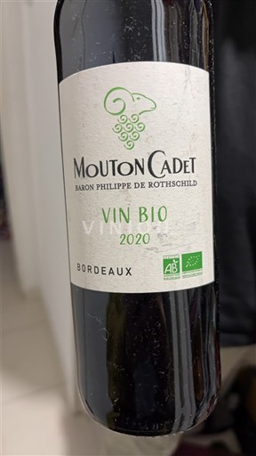 Bordeaux Mouton Cadet Vin Bio 2020