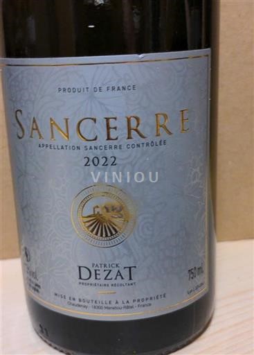 Thung lũng sông Loire Sancerre. Patrick Dezat 2022
