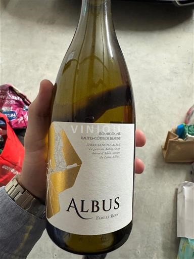 Burgundi Beaunen Ylämaat Famille Roux Terras Sanctus Albus Ei vuosikertaa