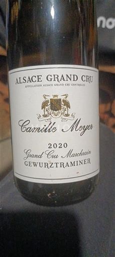 Alsace Không được chỉ định Grand Cru Camille Meyer Grand Cru Muenchberg 2020