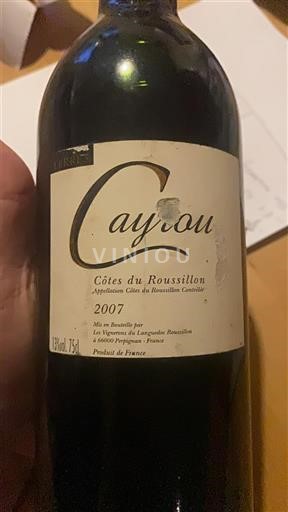 Roussillon Côtes-du-Roussillon Les Vignerons de Languedoc Roussillon Caylou 2007
