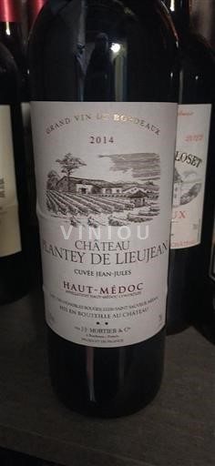 Bordeaux Haut-Médoc Château Plantey de Lieujean Jean-Jules 2014