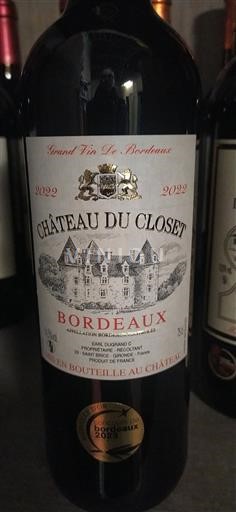 Bordeaux Château Closot 2022