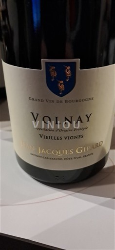 Borgoña Volnay Jean-Jacques Girard Vieilles Vignes 2022