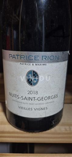 Bourgogne Nuits-saint-georges Patrice Rion Vieilles Vignes 2018