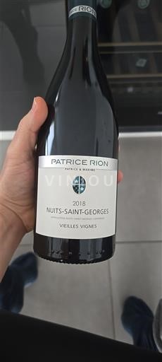 Bourgogne Nuits-saint-georges Patrice Rion Vieilles Vignes 2018