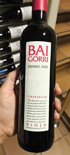 La Rioja rioja Baigorri Crianza 2020