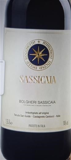 Toskana Ni doloceno Tenuta San Guido Sassicaia 1999