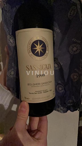 Toscana Không được chỉ định Tenuta San Guido Sassicaia 1999