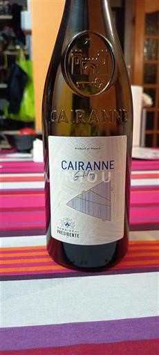 Rhônen laakso Cairanne La Présidente Cairanne Galetay Ei vuosikertaa