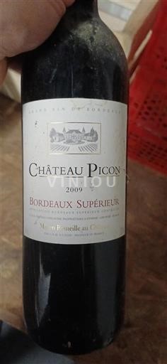 Bordeaux Bordeaux Supérieur Château Picon 2009