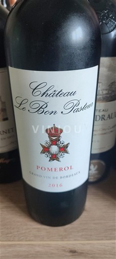 Bordeaux Pomerol Château Le Bon Pasteur 2016
