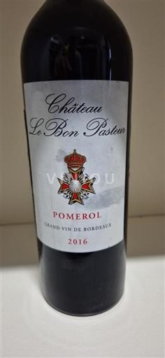 Bordéus Pomerol Château Le Bon Pasteur 2016