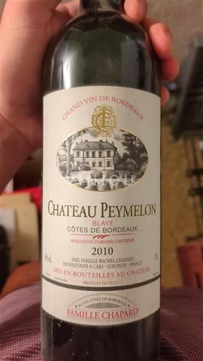 Bordeaux Blaye-Côtes-de-Bordeaux Chateau Peymelon 2010