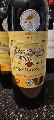 Bordeaux Côtes-de-Bourg Château La Gravière 2021