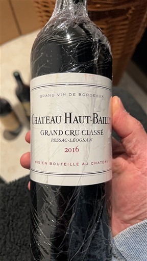 Bordeaux Pessac-Léognan Grand Cru Classé Château Haut-Bailly 2016