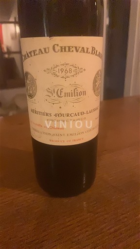 Bordeaux Saint-Émilion Grand Cru Château Cheval Blanc 1968