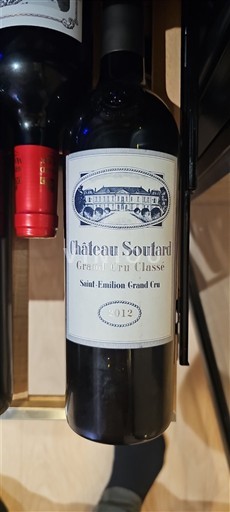 Bordéus Saint-Émilion Grand Cru Grand Cru Classé Château Soutard 2012