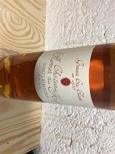 Bordoja Sauternes Château Romer du Hayot 2003