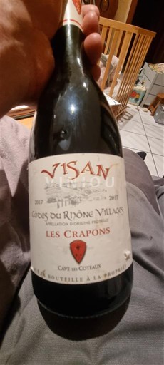 Valle del Ródano No especificado Cave Les Coteaux Les Crapons 2017