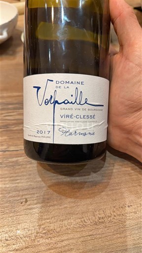 Burgundy Viré-clessé Domaine La Verpaille Harmonie 2017
